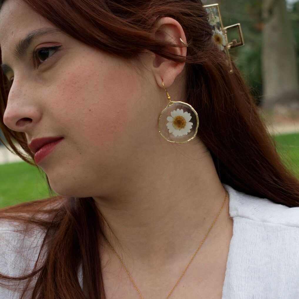 Pendientes Margaritas: imagen 3