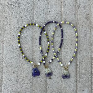 Collar Pensamiento · Piedras: imagen 1