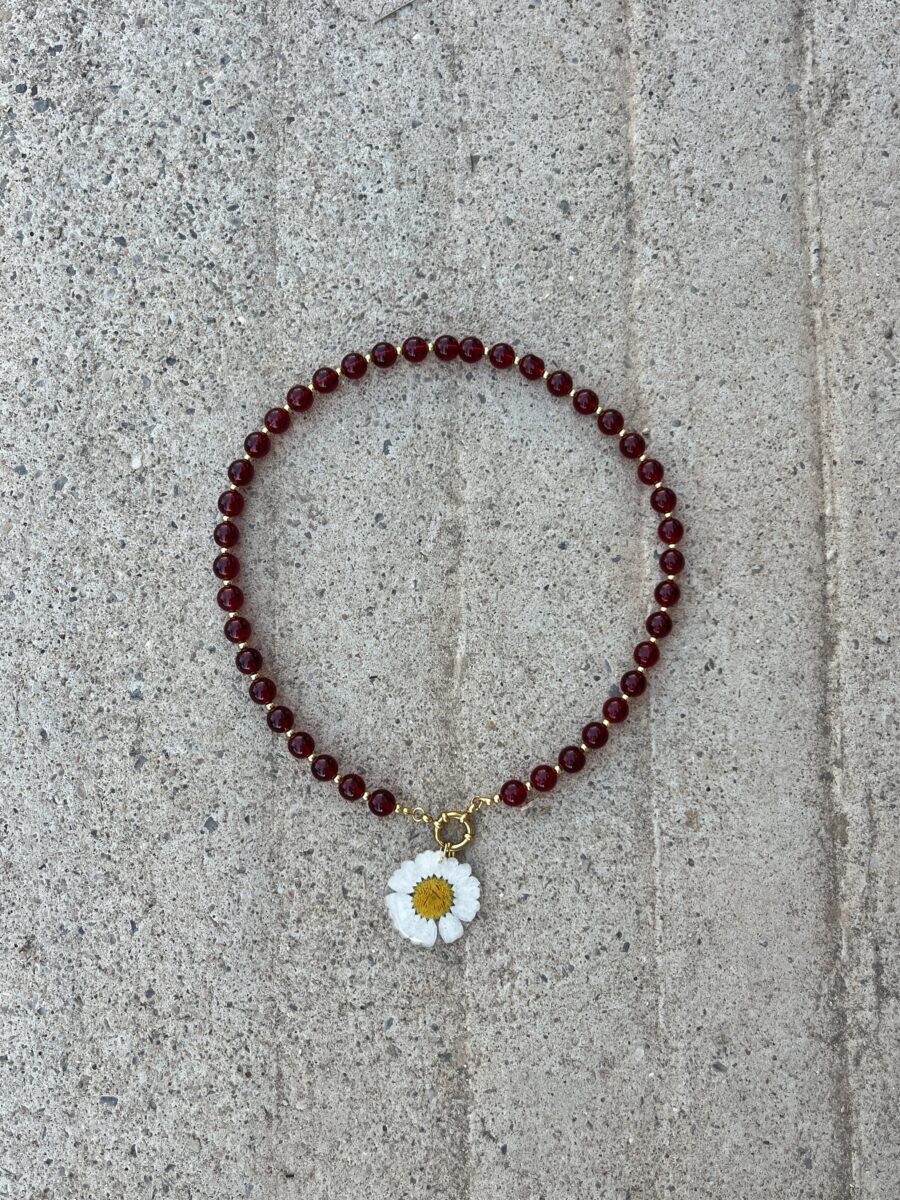 Collar Margarita · Granate