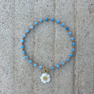 Collar Margarita Ágata Azul: imagen 1
