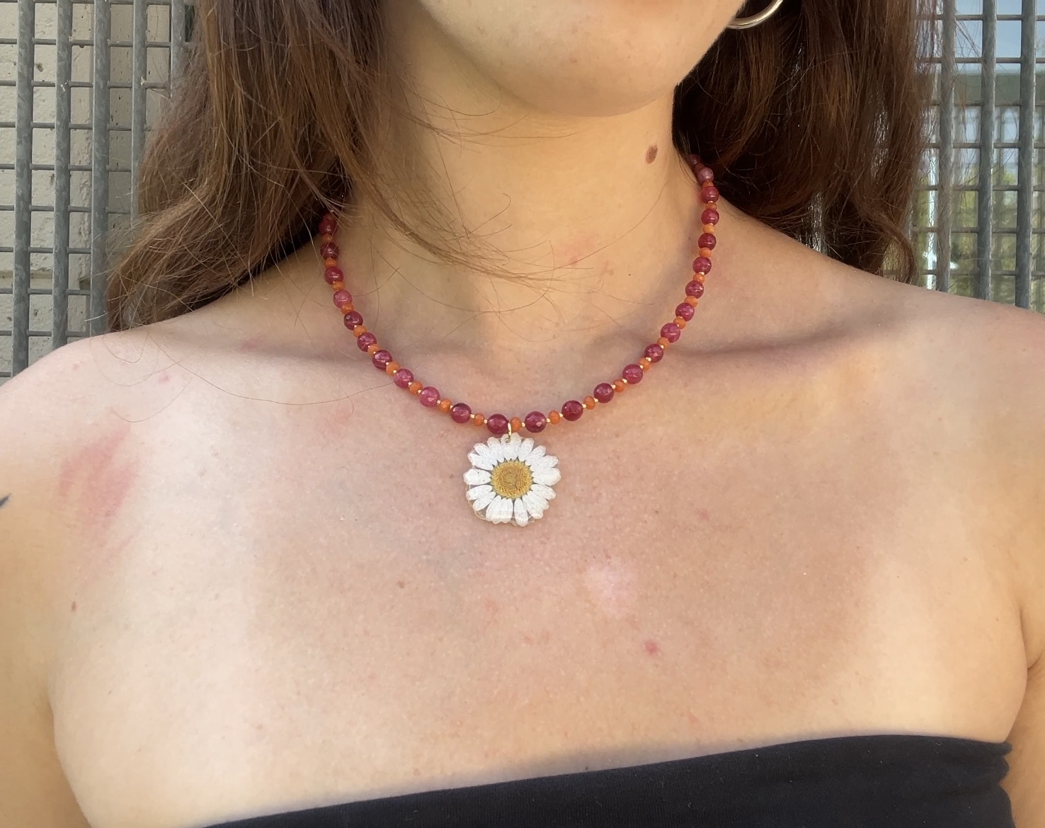 Collar Margarita · Jade Rosa: imagen 2